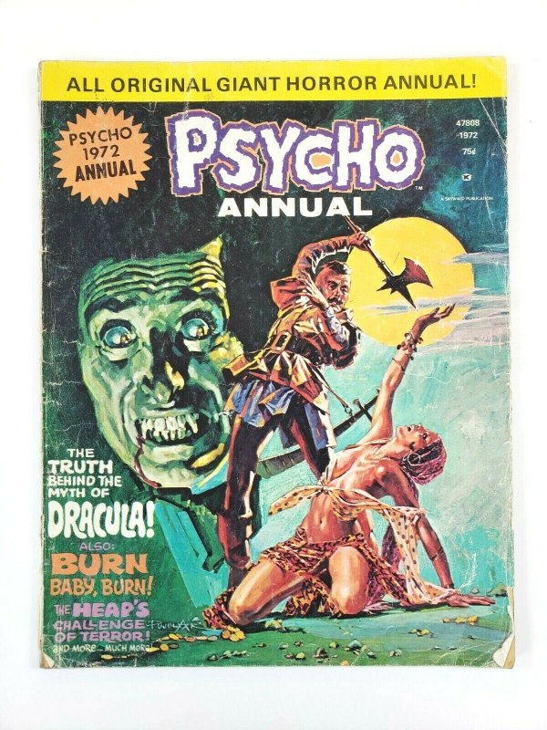 PSYCHO Annual #1 Horror Monster Comic Magazine 1972