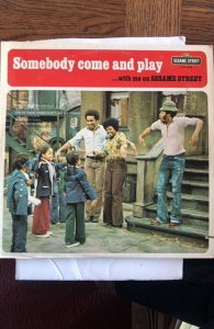 Somebody come play with me on Sesame Street 1974 record, no inner sleeve