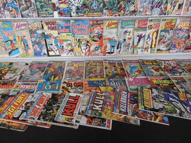 Huge Lot 150+ Silver/Bronze Comics W/ Thor, Daredevil, Iron Man, +More! See desc