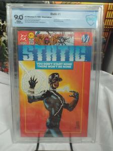 Static #1 (1993) - CBCS 9.0 - 1st Appearance of Static