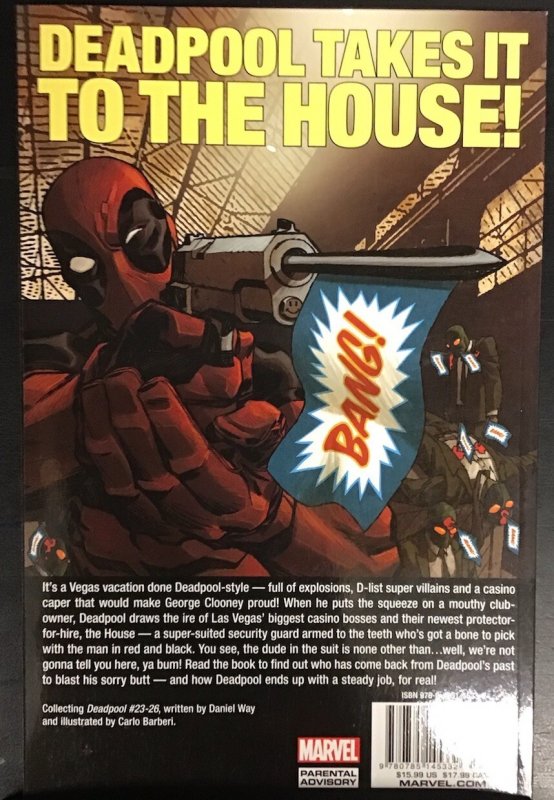 Deadpool: What Happened In Vegas Vol 5 Fourth Printing Marvel Comics 2016