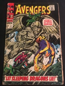 THE AVENGERS #41 G+/VG- Condition