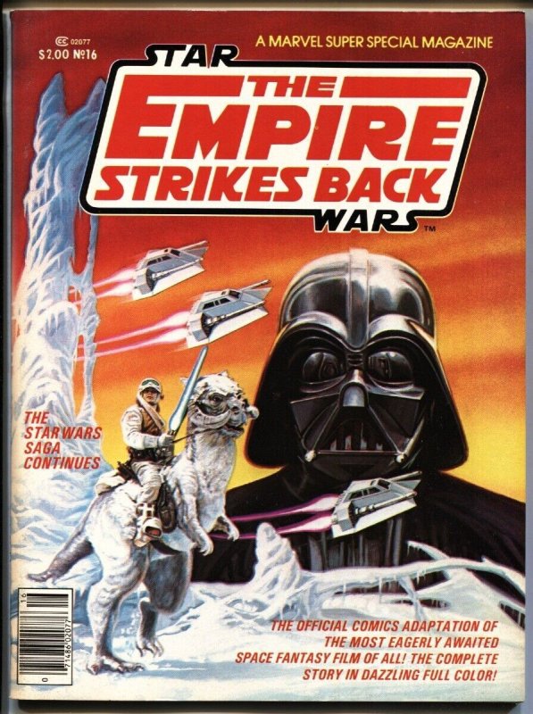 Marvel Super Special #16 VF 1980- Empire Strikes Back  Yoda Boba Fett