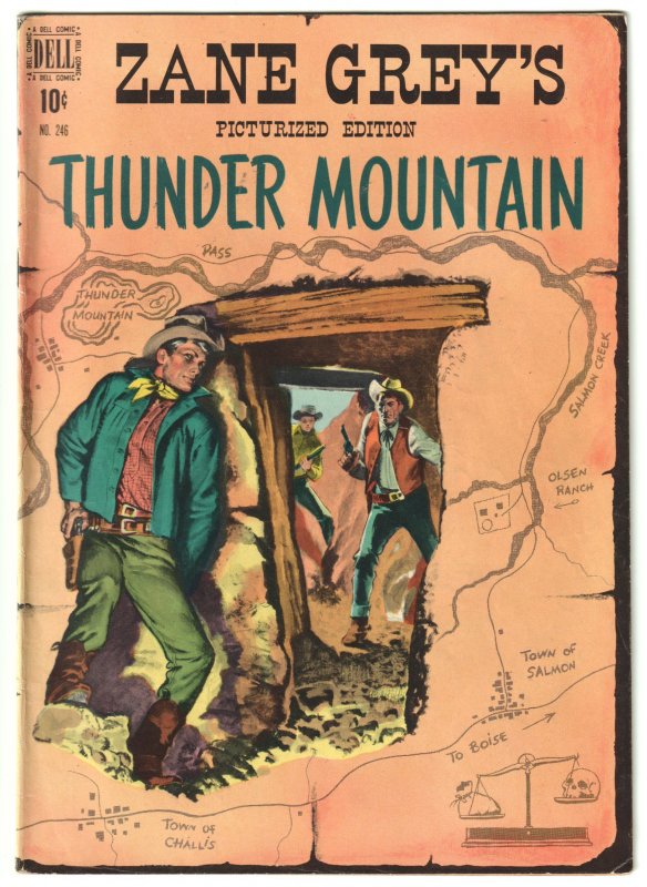 Four Color #246 (1949) Zane Grey's Thunder Mountain