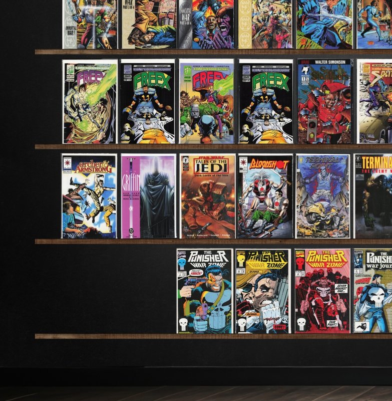 Huge Lot 150+ Comics with Eternal Warrior, Freex, Deathmate & More!