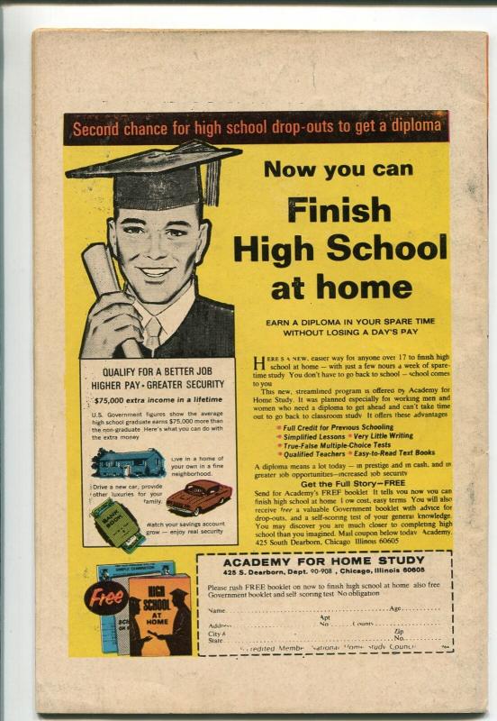 SPACE ADVENTURES #8 1969-CHARLTON-STEVE DITKO-vg/fn