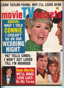 Movie TV Secrets-Connie Stevens-Eddie Fisher-William Shatner-July-1967