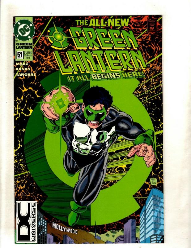 Lot Of 4 Green Lantern DC Comic Books # 48 49 50 51 NM Emerald Twilight 1-3 J361