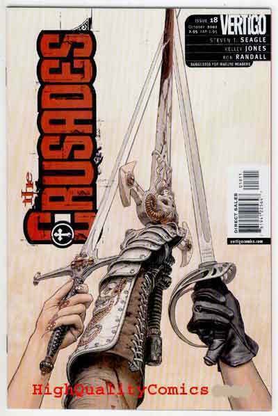 CRUSADES #18, NM+, Knight, Vertigo, Seagle, Jones, 2001, Third Crusade