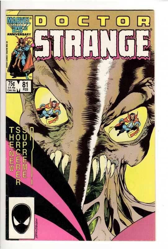 DR. STRANGE 81;VF+ 8.5 1st  RINTRAH;LAST ISS.LOW PRINT;IN FILM;SUPER HOT!!