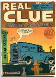 REAL CLUE CRIME STORIES Vol.3 #10 1948-EYE INJURY-big bertha vg