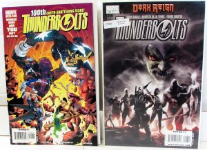 Thunderbolts Lot 2 #100, 128 2006 Marvel 9.4 Songbird Photon Baron Zemo Comics