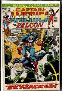 Captain America #145 (1972) Captain America and the Falcon