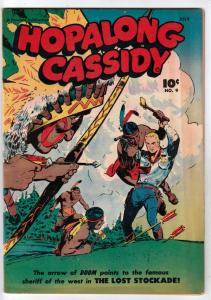 Hopalong Cassidy #9 (Jul-47) VG/FN Mid-Grade Hopalong Cassidy