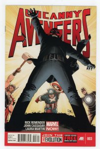 Uncanny Avengers #3 Rick Remender John Cassaday Wolverine Rogue NM