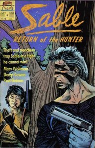 SABLE RETURN OF THE HUNTER #5, VF/NM, Jon, First, 1988 more Indies in store