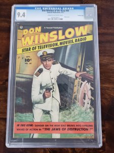 Don Winslow of the Navy 69 CGC 9.4 Crowley Pedigree Last Fawcett Issue old label