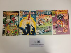 4 Excalibur Marvel Comic Books #9 11 12 13 36 TJ6