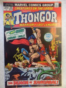 CREATURES ON THE LOOSE # 22 FIRST THONGOR STERANKO ART