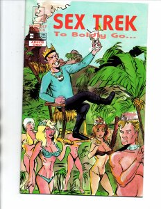 Sex Trek To Boldly Go #3 - Star Trek Parody - Friendly Comics - 1992 - VF