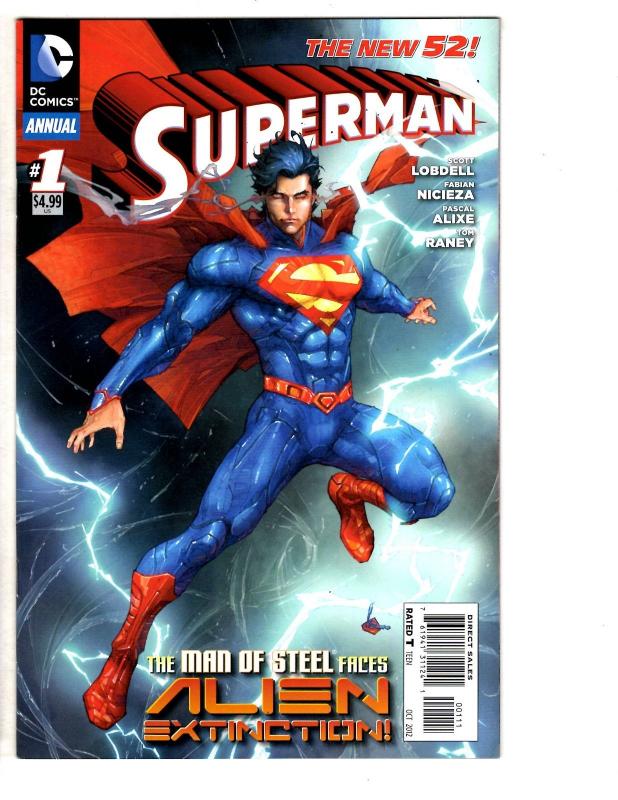 4 Superman DC Comic Books # 17 18 Annual # 1 New 52 Oracle Supergirl H'el LH4