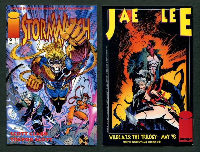 Stormwatch #1 #2 #3 #4 #5 (SET) / VFN - NM  /  Jim Lee  / Image Comics / 1993