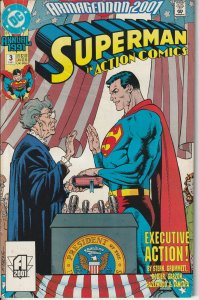 Action Comics Annual #3 Direct Edition (1991)  Armageddon 2001 Tie in