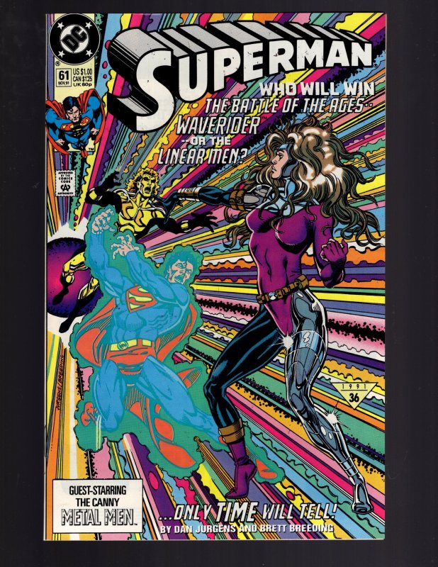 Superman #61 Direct Edition (1991)   >>> $4.99 UNLMTD SHIPPING !!!     / MA#1