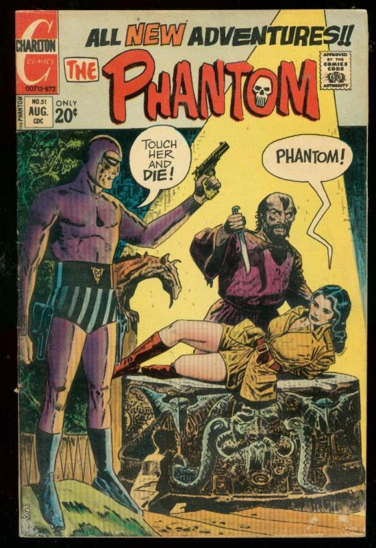 The Phantom #51 1972-Charlton Comics-Human Sacrifice VG/FN | Comic Books - Bronze Age, Phantom / HipComic The Phantom #51 1972-Charlton Comics-Human Sacrifice VG/FN | Comic Books - Bronze Age, Phantom / HipComic