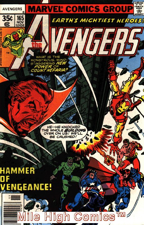 AVENGERS  (1963 Series)  (MARVEL) #165 Fair Comics Book