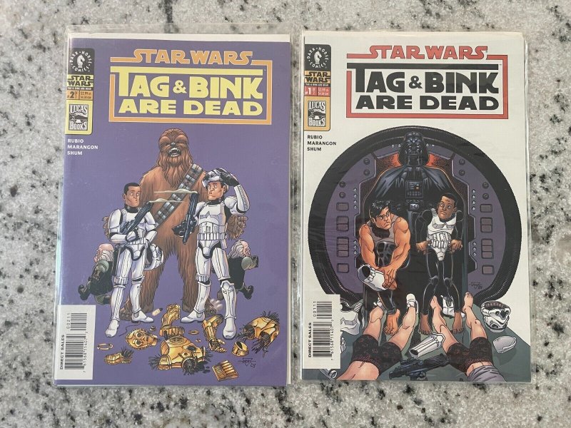 Tag & Bink Are Dead Star Wars Complete Dark Horse Comics Series # 1 2 NM 3 MS12
