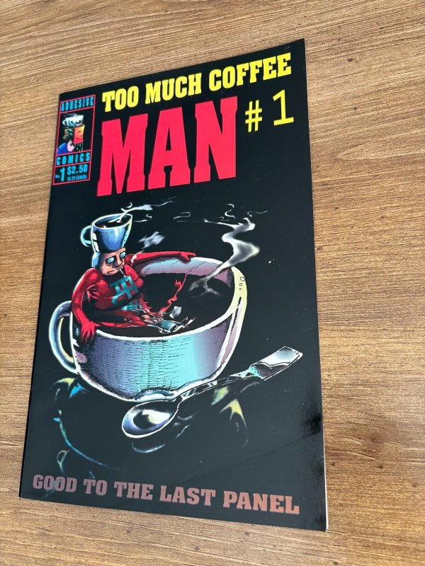Too Much Coffee Man # 1 NM Adhesive Comics Comic Book 5 J314
