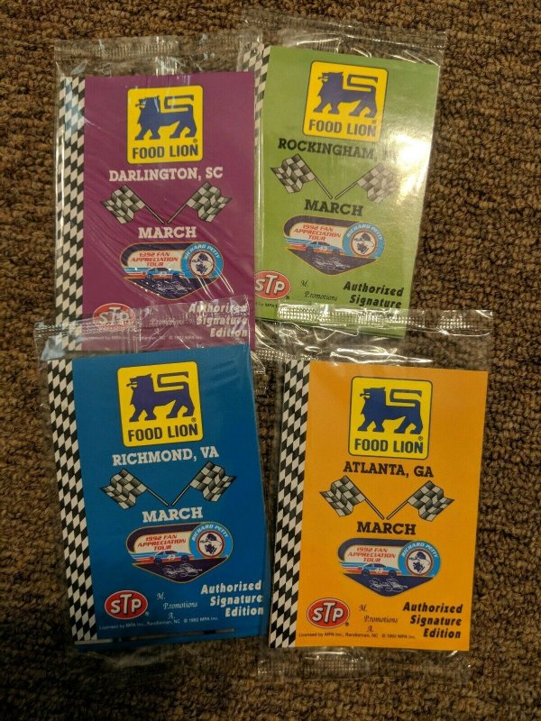 Lot of 19 1992 richard petty food lion STP collector cards All Sealed  