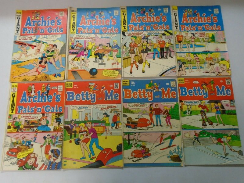 Silver + Bronze age Pals 'n' Gals + Betty and Veronica lot 28 different avg 4.0 