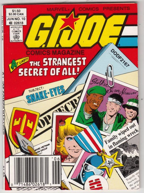 G.I. Joe Comic Magazine #10 (Jun-88) NM/NM- High-Grade G.I. Joe