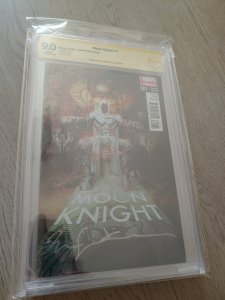 MOON KNIGHT #1 CBCS SIGNATURE SERIES SIGNED BY BILL SIENKIEWICZ SCARCE VARIANT