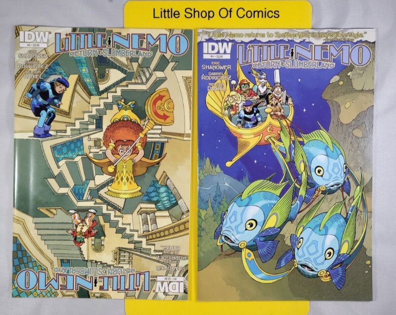 Little Nemo Return to Slumberland #1 2 3 4 Complete Set IDW Publishing