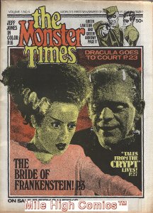 MONSTER TIMES MAGAZINE (1972 Series) #4 Fine