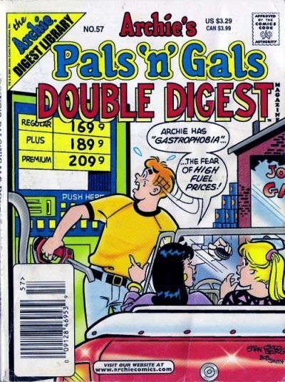 Archie's Pals ‘n' Gals Double Digest #57 (Newsstand) GD ; Archie | low grade com