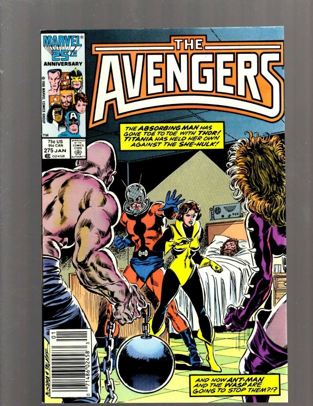 12 The Avengers Comics #273 274 275 276 277 278 279 280 281 282 283 284 GB2