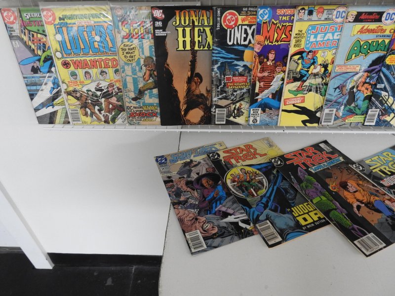 Huge Lot of 130+ Comics W/ Batman, Teen Titans, Superman Avg. VG/F Condition.