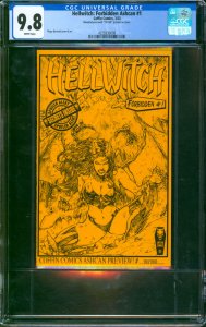 Hellwitch Forbidden #1 Ashcan Orange Edition Coffin Comics 2023 CGC 9.8 Ltd /100