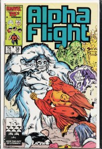 Alpha Flight #38 (1986) Alpha Flight