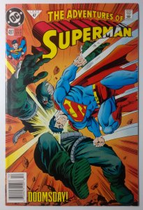 The Adventures of Superman #497 (8.5, 1992) NEWSSTAND