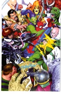 THE AMAZING SPIDER-MAN #1 (2022) MIKE MAYHEW TRADE/VIRGIN SIGNED SET W/COA NM.