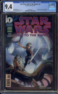 STAR WARS HEIR TO THE EMPIRE #4 CGC 9.4