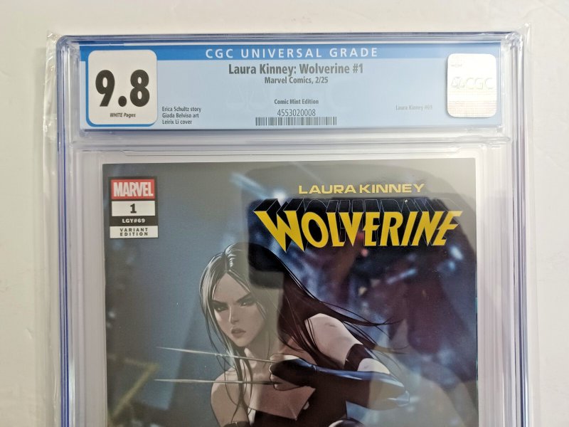 Laura Kinney Wolverine #1 Li Variant Comic Mint Edition - 2025 - CGC 9.8