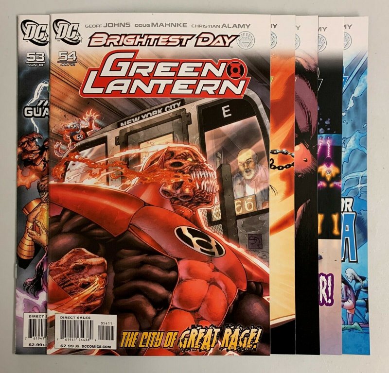 Green Lantern Brightest Day #53-58 Set (DC 2005) Geoff Johns (9.2+) 