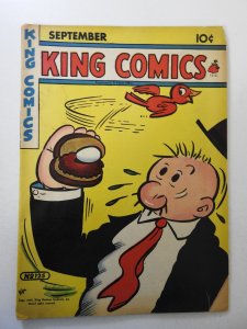 King Comics #125 GD Condition moisture stain, cover detached