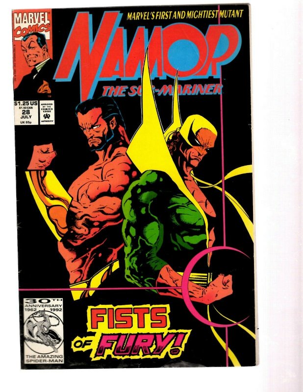 12 Marvel Comic Books Namor # 20 21 22 23 24 25 27 28 37 41 Annual '91 '92 EK20 